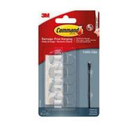 Command 17017Clr Clear Round Cord Clips 4Pk One Colour (One Size)