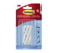 Command 17017CLRN Decorative Clips, Transparent, S