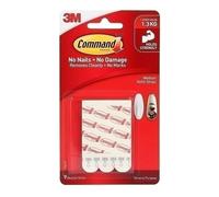 Command 17021P Mounting Refill Strips - Medium, White, 9Strips