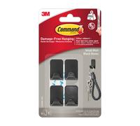 Command 17032MB-UKN Small Metallic Hook Black 225g 4pk