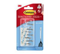 Command 17067Clr-9 Clear Small Wire Hooks Value Pack 225G 9Pk One Colour (One Size)