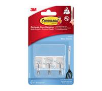 Command 17067Clr Small Clear Wire Hooks 225G 3Pk One Colour (One Size)