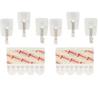 Command 17067ES Kitchen Utensil Hooks Adhesive Strips - Small, White (Pack of 2)