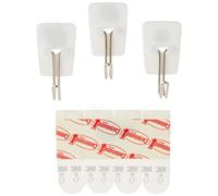Command 17067ES Kitchen Utensil Hooks with Command Adhesive Strips - Small, White