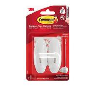 Command 17068 Medium Wire Hooks 1.3kg 2pk - One Colour - One Colour - One Size