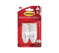 Command Hook Strips White 29 mm (W) x 0.029 m (L) Plastic 17068 Pack of 2