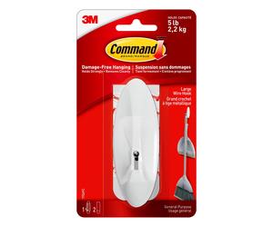 Command 17069C Wire Hook Large White 1 Hook 2 Strips - This product is designed with premium quality and reliable performance in mind It provides