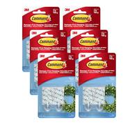 Command 17091CLR-ES B007RKFCUY Medium Clear Hooks, 2 Count(Pack of 6)