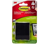 Command 17201BLK Pack of 4 Strips for Medium-Sized Pictures, Black