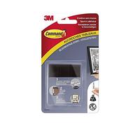 Command 17202BLK Picture Mounting Strips (Size S - Maximum Load up to 1.8 kg) 4 Sets with 2 Strips Medium Black