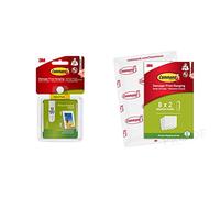 Command 17205-12 Small Picture Hanging Strips Value Pack 17205-12pk, White & Picture Hanging Strips, Value Pack - 8 x 2 Medium Adhesive Strips