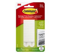 Command 17206 picture strip, detachable, 7200 g, 4 sets of 2 stripes, size L, white