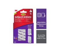 Command 17820-18UKN Adjustables Repositionable Refill Strips 225g 18pk