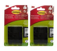 Command 3M 12ct Pack Picture & Frame Hanging Strip Sets Medium Size Black Damage-Free