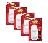 Command 4-Packages of 7.5 lb Capacity Hook, Indoor Use, Jumbo, White (17004ES)
