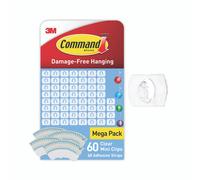 Command 60 Dec Clips + 68 Clr Strips