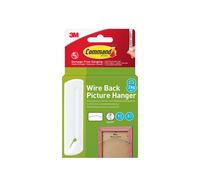 Command™ 7100337033 Wire Back Picture Hanger (1 Hook + 2 Strips)
