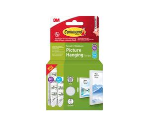 Command™ 7100337119 Picture Hanging Strips Small And Medium Value Pack