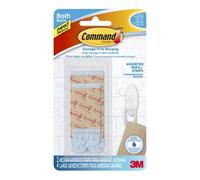 Command 821079049512 Bath Water Resistant Refill, 2-Medium and 4-Large Strips (BATH22-ES-E), 1 Pack Blue