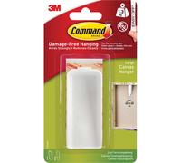 3M Command Large Canvas Hanger with Hook and Strips - White