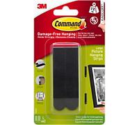 3M Command Adhesive Strips 17206BLK-UKN Black Pack of 4