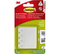 Command Adhesive Strips White 17203 Pack of 4