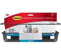Command Bath Matte Black Shower Caddy BATH31-MB 3M CLAW Black One Size