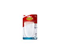 Command Bath Razor Holder, Clear Frosted, 1-Holder, 1- Water-Resistant Strip, Organize Damage-Free