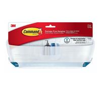 Command BATH11-ES Shower Caddy with Water Resistant Strips - Frosted