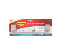 Command BATH41-SN-ES Towel Holder, Satin Nickel, Damage-Free
