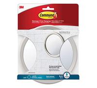 Command 4565 BATH35-SN Satin Nickel Bath Mirror, Standard