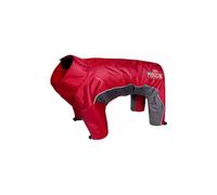 Command Blizzard Full-Bodied Adjustable & 3M Reflective Dog Jacket, Extra Large - Cola Red