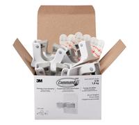 Command Broom and Mop Grippers Wall Hook Damage Free Hanging Wall Mount Broom and Mop Holder No Tools Household Cleaning Organizer for Living S