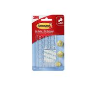 Command Clear Decorating Clips With Clear Strips 20 Clips, 24 Strips
