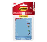 Command Clear Decorating Clips Value Pack 17026CLR-40