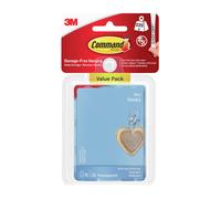 Command™ 17006CLR-VP Clear Mini Hooks Value Pack (Pack 18)
