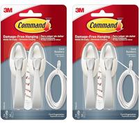 Command Cord Bundlers, Cord Organizer, 2-Bundlers Per Pack, Sold As 2 Packs (17304-ES)