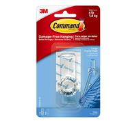 Command Crystal Hook, Clear, Large, 1-Hook (17096CLR-ES)