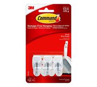 Command™ 17067 White Wire Hooks (Pack 3)