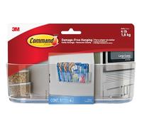 Command HOM-15 Clear Large Caddy with Clear Strips