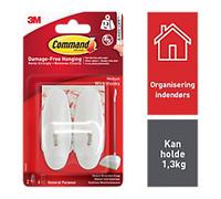 Command Hook Strips White 29 mm (W) x 0.029 m (L) Plastic 17068 Pack of 2