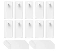 Command Hooks Heavy Duty, 10 Picture Hanging Hooks with 10 Strips, Damage Free Hanging Hooks , Holds 1.8kg (4 lbs), No Nails Required, Ideal for Rentals, Offices, Dorms