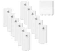 Command Hooks Heavy Duty, 12 Pairs No Nail Picture Hanging Solution for Frames, Mirrors & Shelves, Damage-Free Adhesive Strips, 7.5x3x1cm