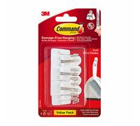 Command™ 17067-9VP White Wire Hooks Value Pack (Pack 9)