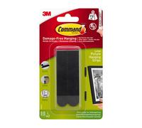 Command Large Picture Hanging Strips - Black, 4 Pairs (8 Strips), Damage-Free Adhesive Wall Hanging