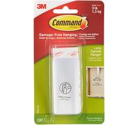 3M Command Large Canvas Hanger with Hook and Strips - White