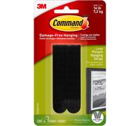 Command Large Picture Hanging Strips - Black, 4 Pairs (8 Strips), Damage-Free Adhesive Wall Hanging