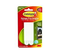 Command Large Picture-Hanging Strips, White, 16-Pairs