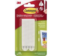 Command Large Picture Mounting Strips, Value Pack of 6 x 2 Pairs, White - Picture Hanger for Heavy Weight - Damage Free Hanging - Holds up to 16 lbs