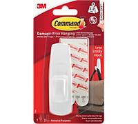 Command? Large Utility Hook Strip 2 kg Holding Capacity White